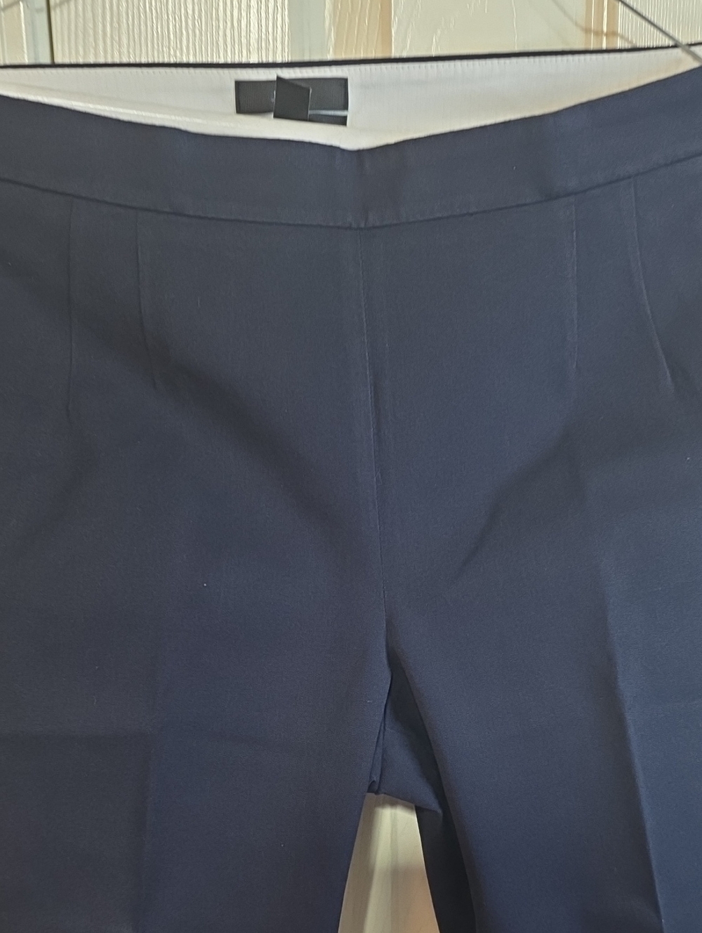 J. Crew Navy Women's Tailored Dress Pants, Side Zipper. Had Dry Cleaned. - Picture 10 of 11